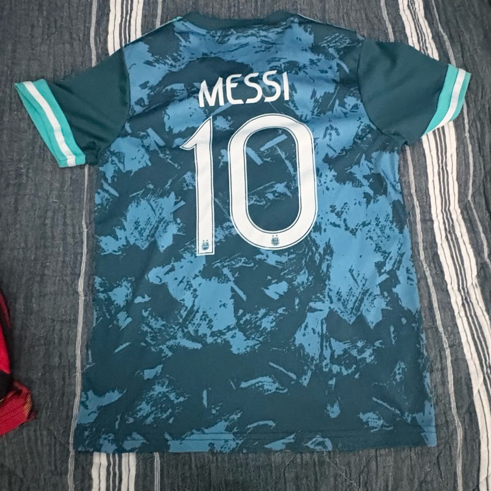 Messi Argentina Youth Soccer Jersey Sz M
